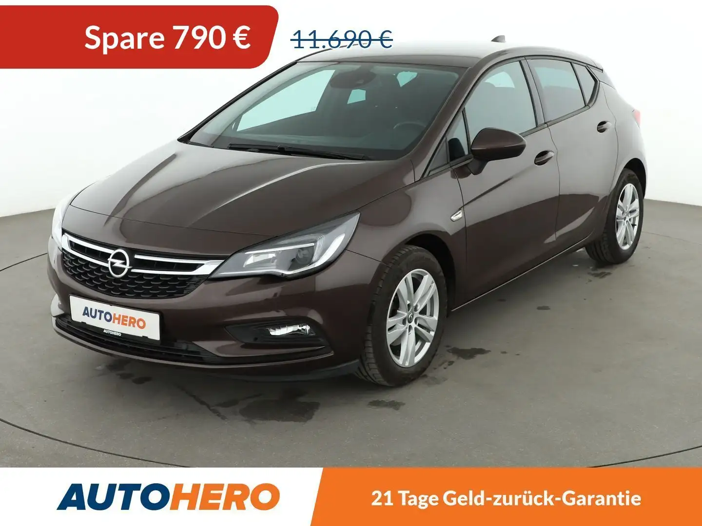 Opel Astra 1.4 SIDI Turbo Active*TEMPO*NAVI*PDC*SHZ*ALU* Brun - 1