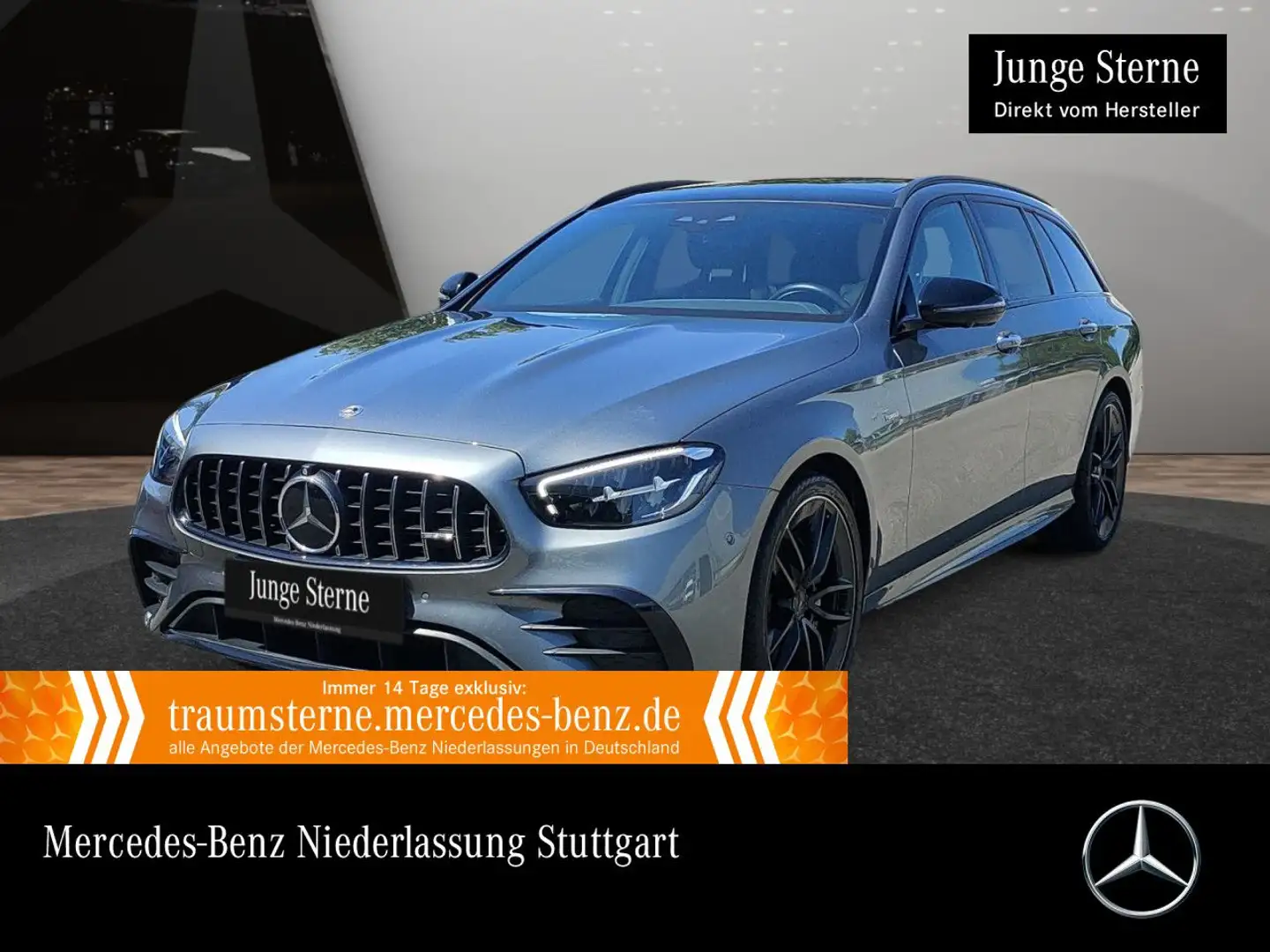 Mercedes-Benz E 53 AMG E 53 4M T-Modell AMG+NIGHT+PANO+360+LED+STHZG+20" Gris - 1