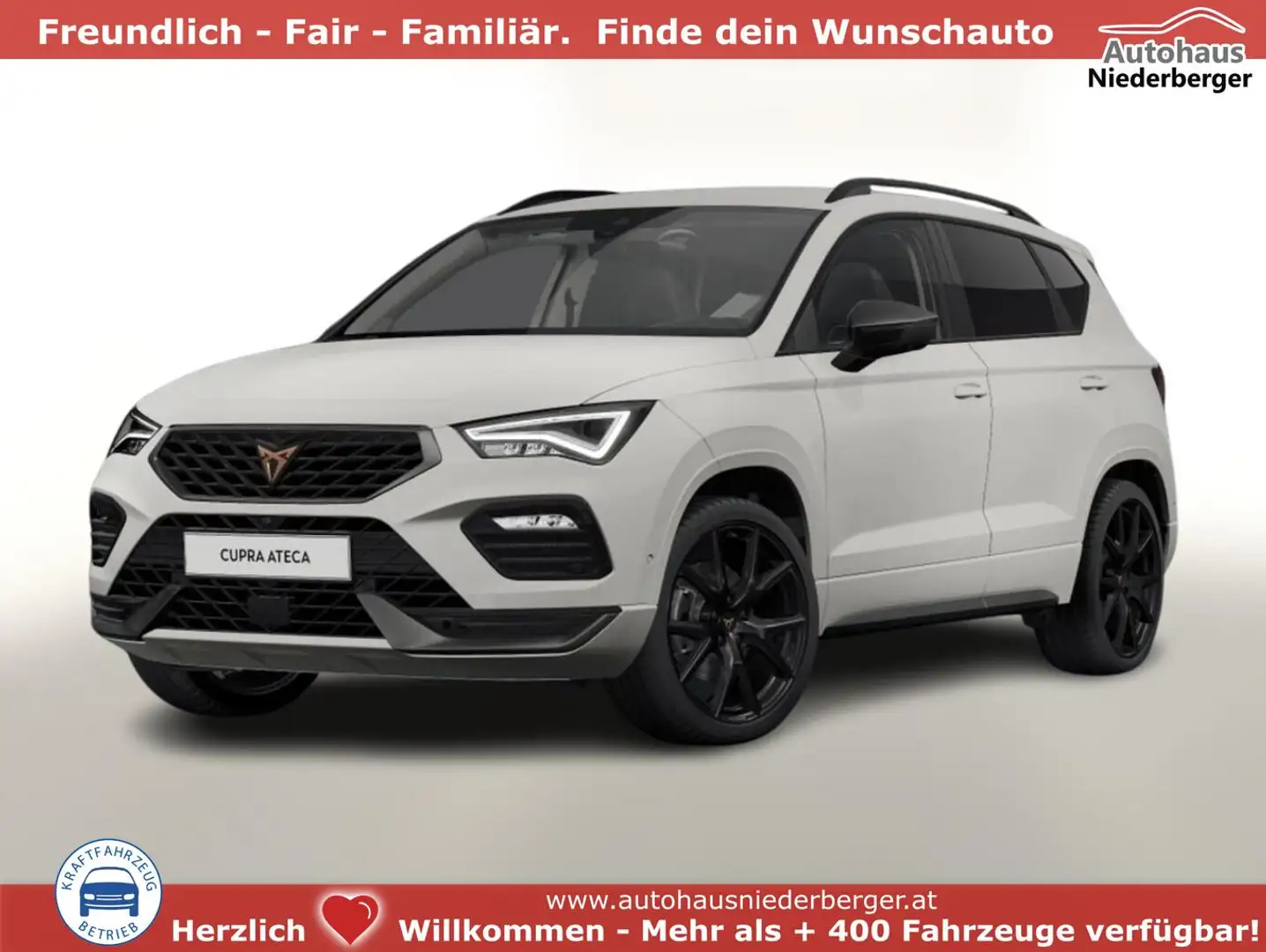 CUPRA Ateca DSG DCC TravelA Nav eHK Memory Keyl 5JGar. 110 ... Weiß - 1
