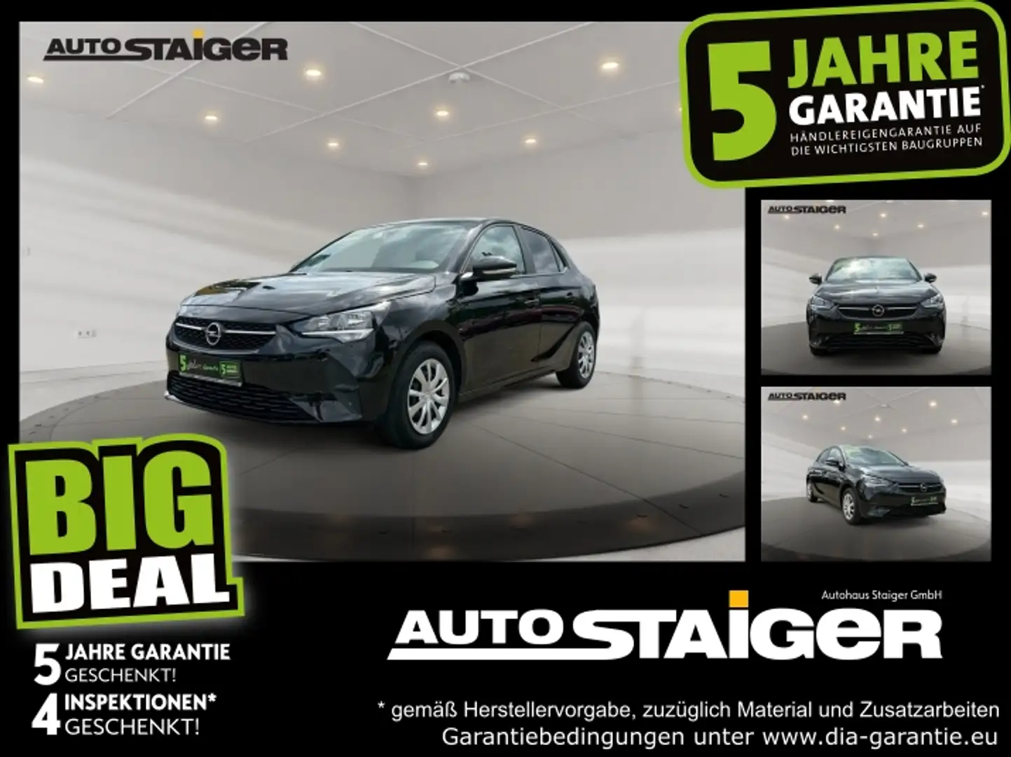 Opel Corsa F 1.2 Edition Kamera PDC Freisprech. Schwarz - 1