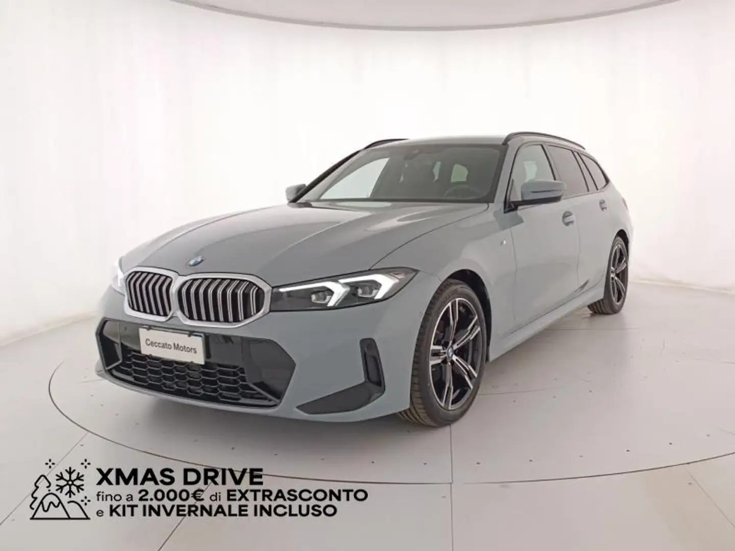 BMW 318 d Touring mhev 48V Msport auto Gris - 1