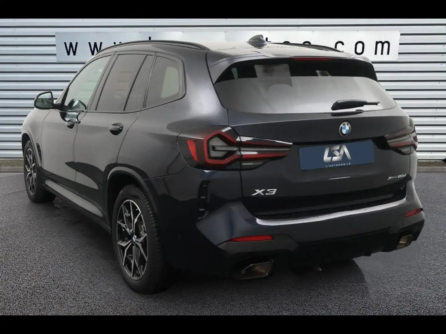 BMW X3 xDrive 20d BVA G01 M Sport Bleu - 2