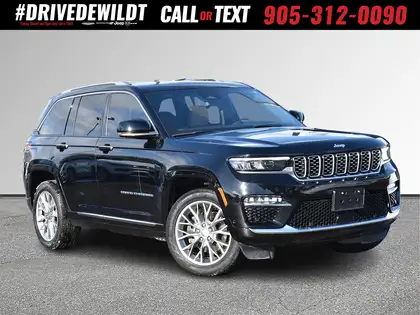 Black 2023 Jeep Grand Cherokee 4xe Summit 4WD SUV / Crossover Four-Wheel Drive 8-Speed Automatic