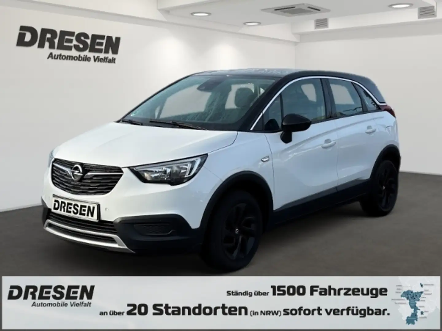 Opel Crossland Design Line 1.2 Mehrzonenklima Apple CarPlay Andro Weiß - 1