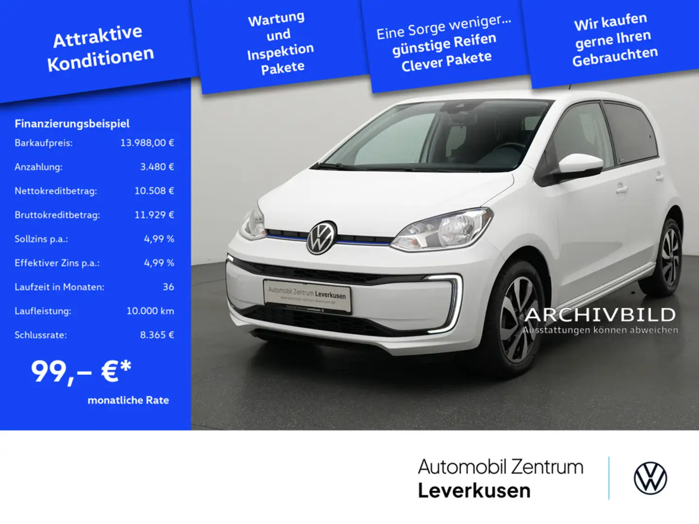Volkswagen e-up! KLIMA PDC KAM PORT NAVI Schwarz - 1