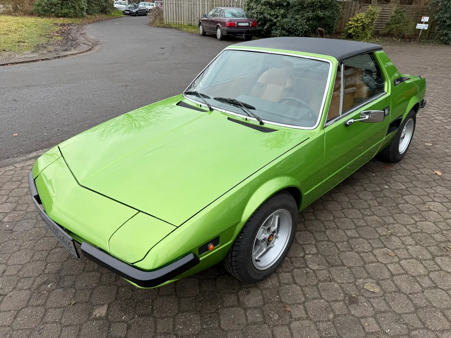 Fiat X 1/9 *HU neu*H-Kennzeichen*Leder*5-Gang*Alu-Felgen* Grün - 2