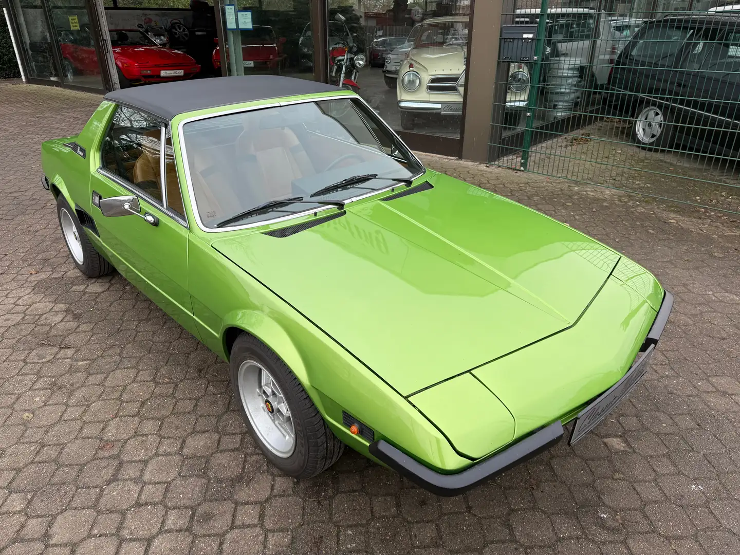 Fiat X 1/9 *HU neu*H-Kennzeichen*Leder*5-Gang*Alu-Felgen* Grün - 1