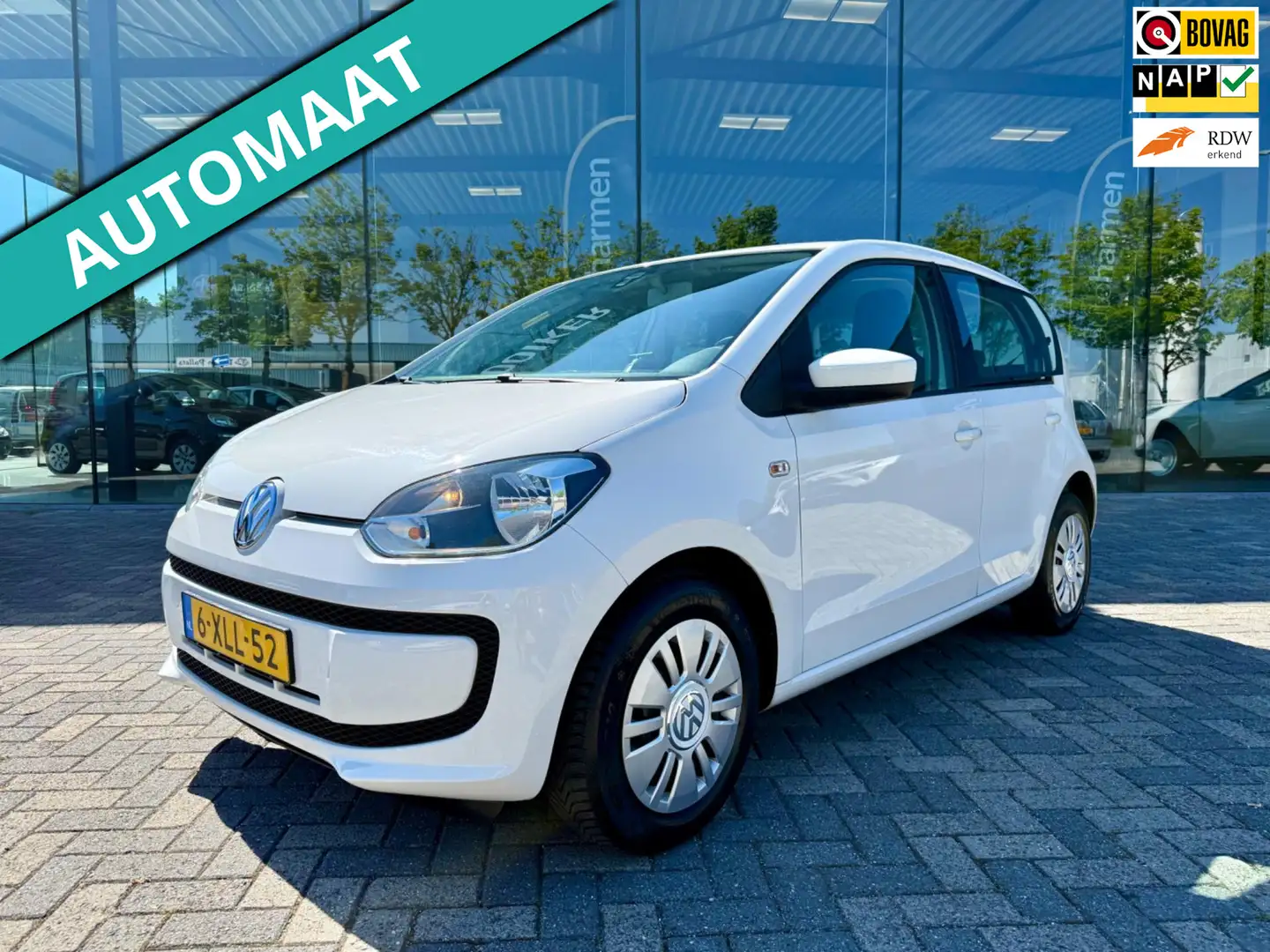 Volkswagen up! 1.0 Automaat 5-deurs move up! NAP, Airco, Navi, Bl Wit - 1
