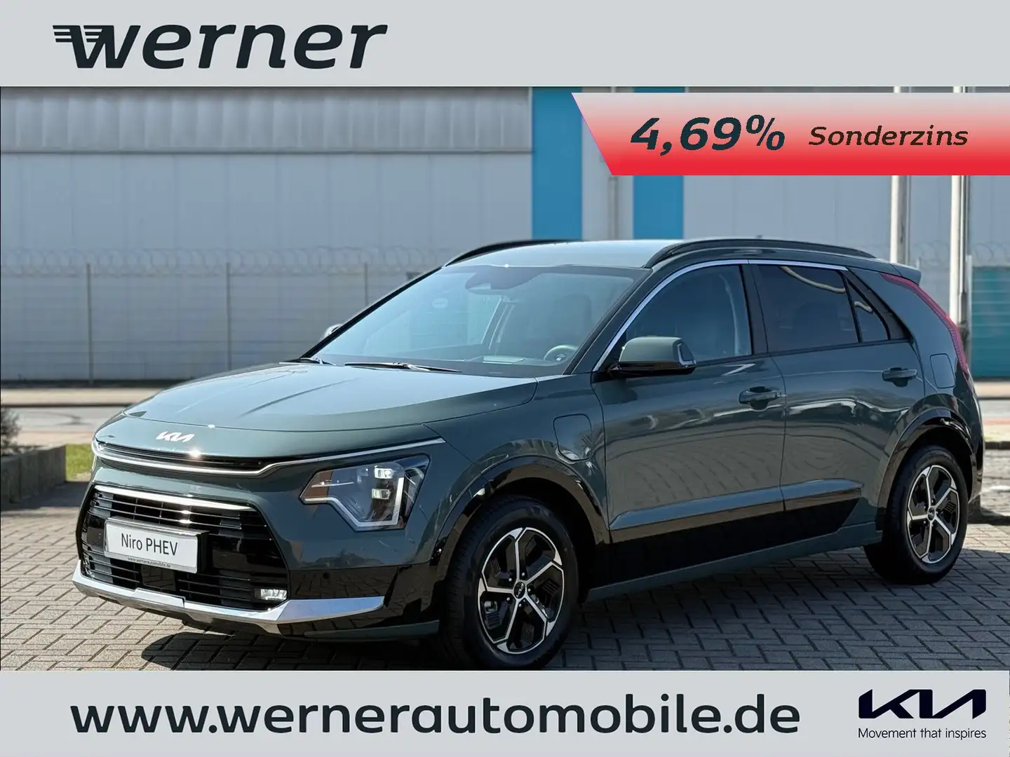 Kia Niro 1.6 PHEV Spirit DCT Technologie Relax Grün - 1