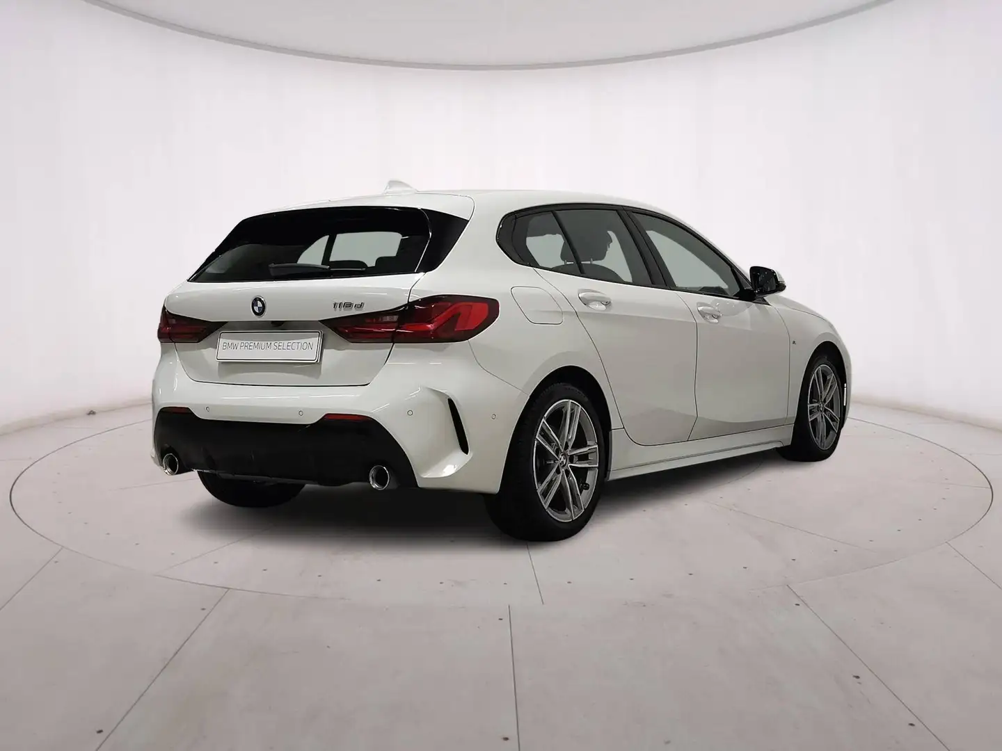 BMW 118 118d Msport Weiß - 2