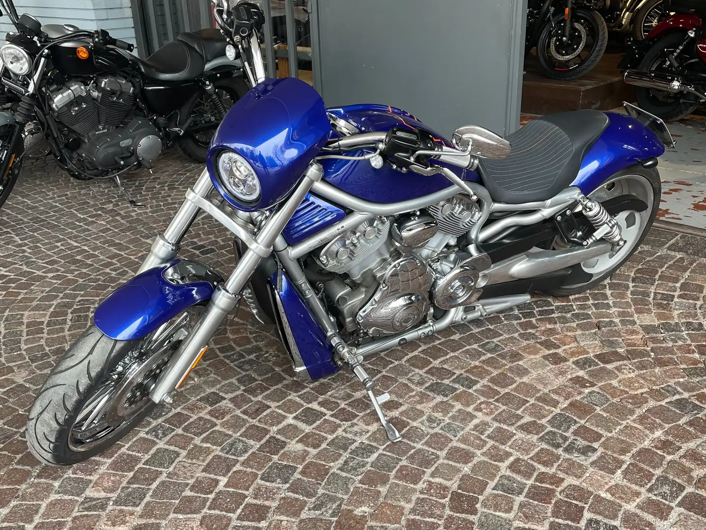 Harley-Davidson V-Rod VRSCAWA Modrá - 1