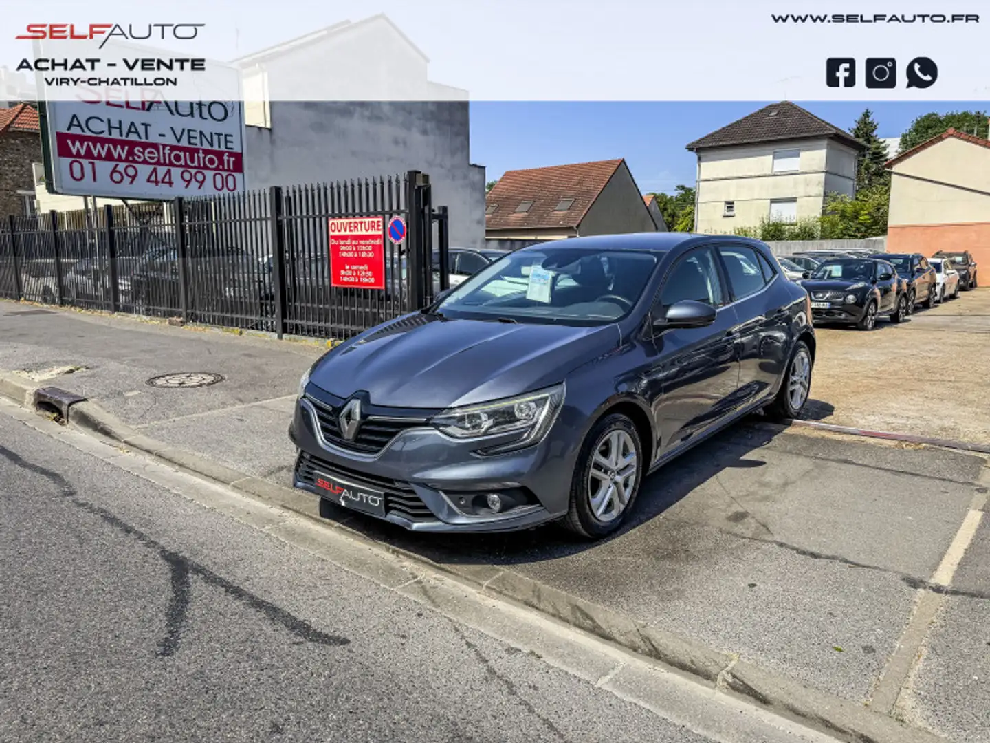 Renault Megane 1.5 DCI 110CH ENERGY BUSINESS Gris - 1