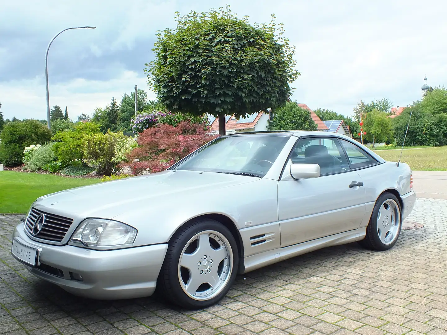 Mercedes-Benz SL 500 Pano-Dach - AMG-Paket - Erstlack - MB-Scheckheft Silber - 1