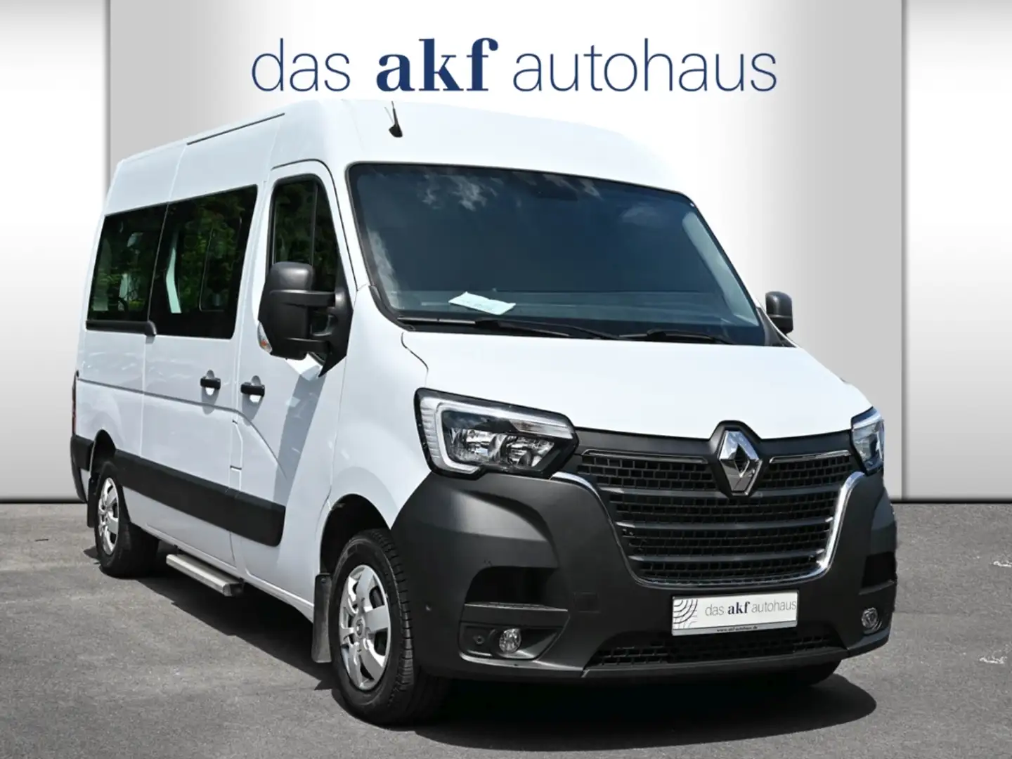 Renault Master III Kombi dCi 150 L2H2 3.3t-9-Sitzer*Klima*AHK*Kam Weiß - 2