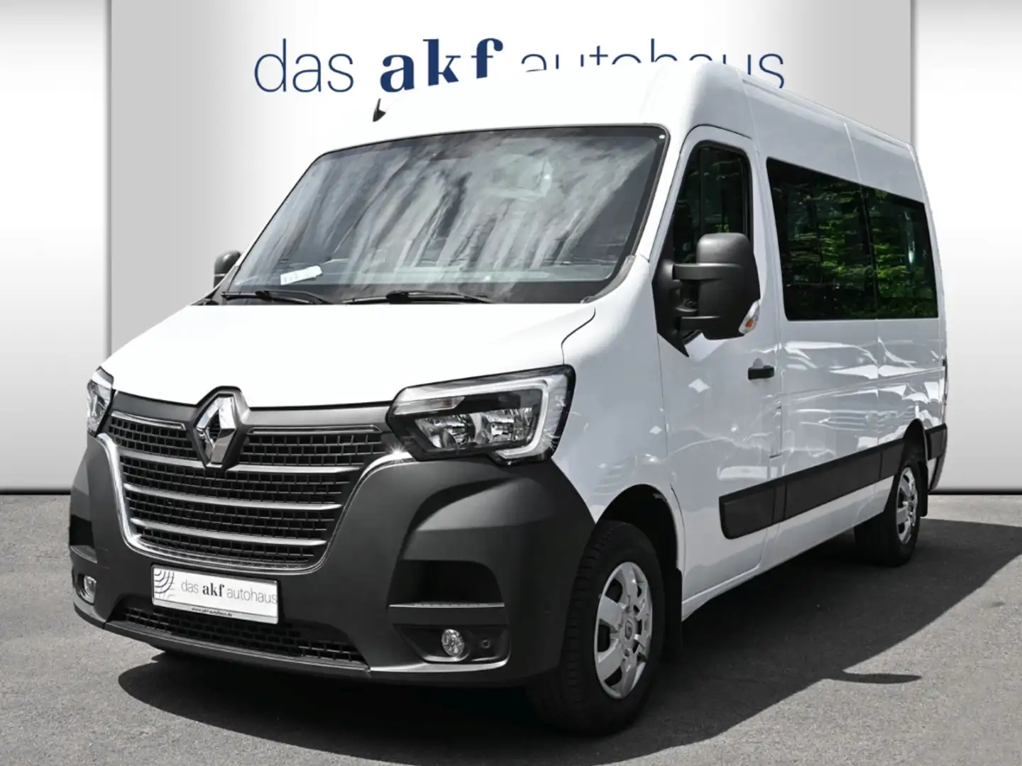 Renault Master III Kombi dCi 150 L2H2 3.3t-9-Sitzer*Klima*AHK*Kam Weiß - 1