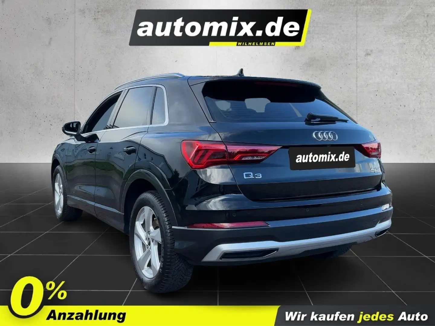 Audi Q3 AUTOM.,LED,Navi,SHZ,Kamera Zwart - 2