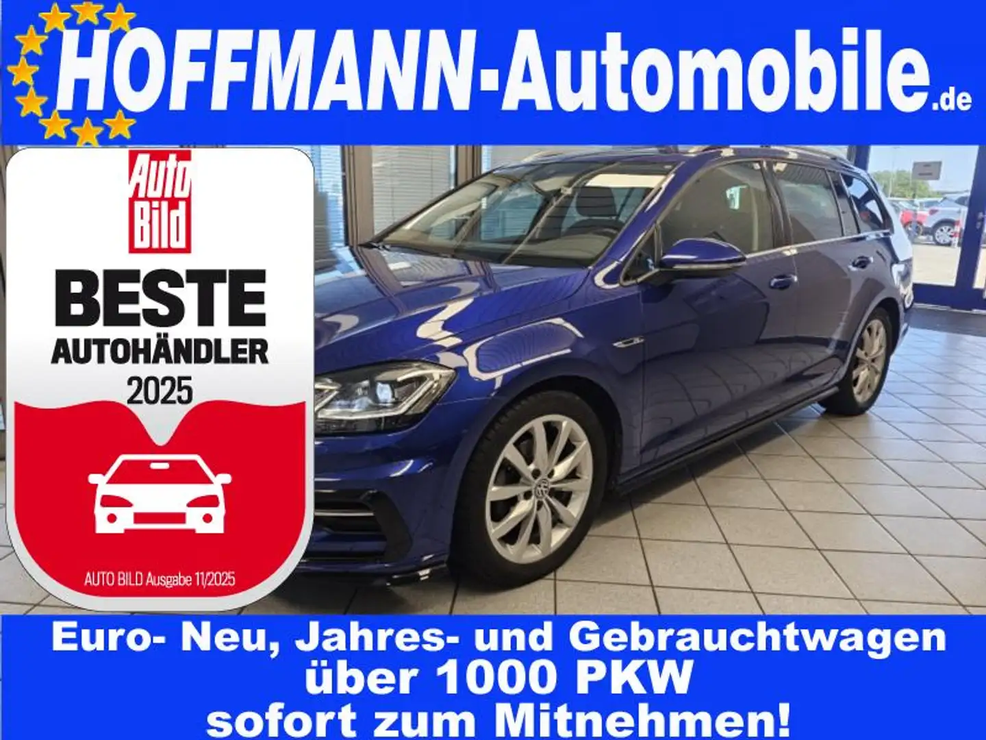 Volkswagen Golf Variant R-Line App-Connect,LED,Navi,PDC,SH Blau - 1