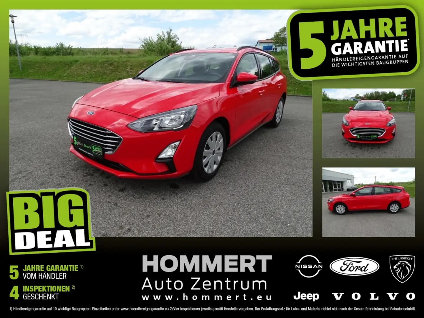 Ford Focus Turnier 1.0 EcoBoost Trend W-Paket PDC Rood - 1