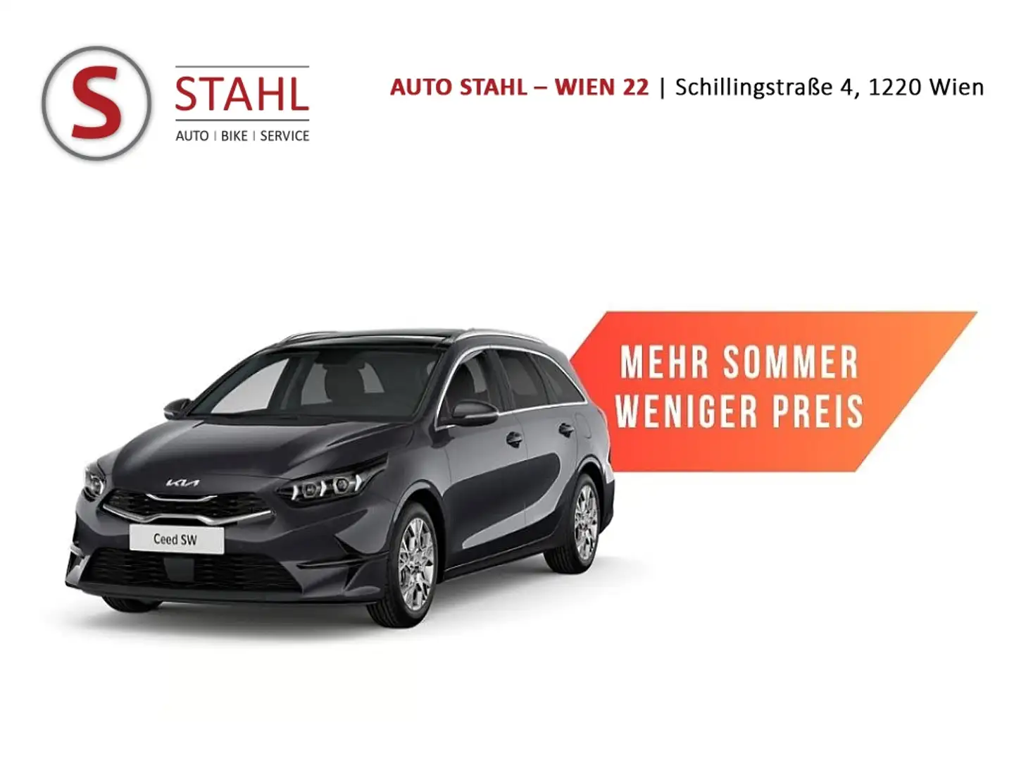 Kia Ceed SW / cee'd SW ceed SW 1,0 T-GDI GPF ISG Silber | Stahl Wien 22 Szürke - 1