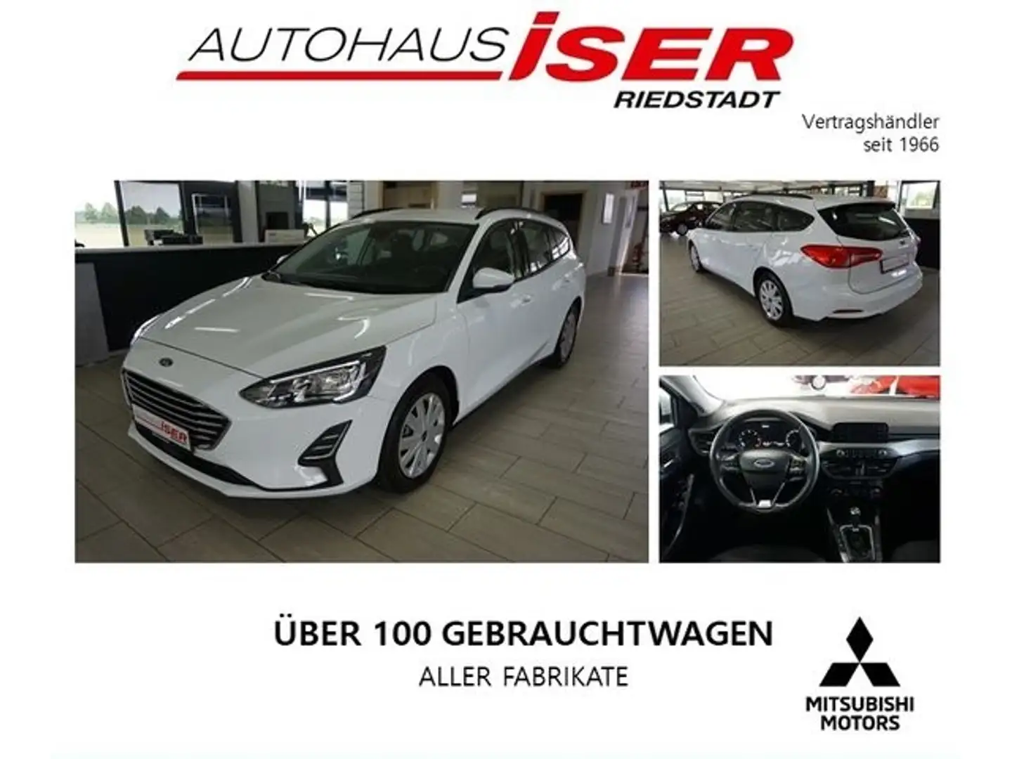 Ford Focus Turnier 1.5 Trend Temp ZV Klima DAB BT Blanc - 1