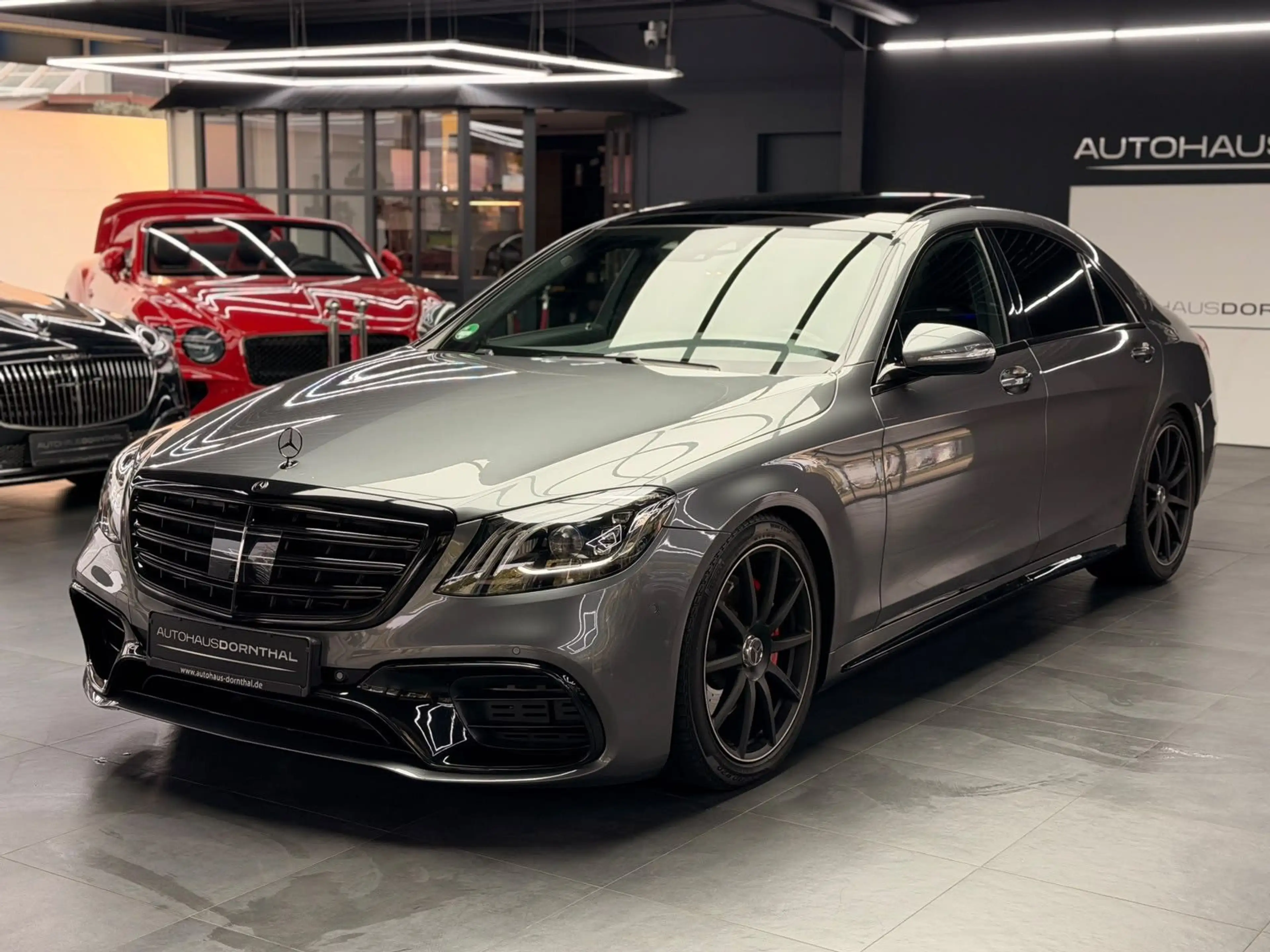 Mercedes-Benz S 400 d 4M Lang | S63 AMG Umbau | Fond-TV | PANO