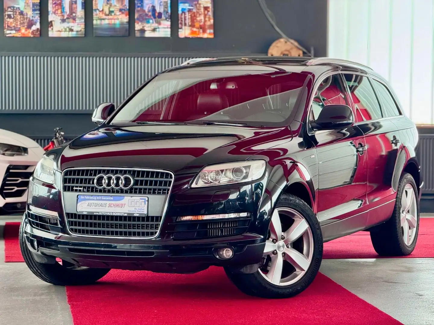Audi Q7 4.2 V8TDI S line Pano AHK 7 Sitze Luft MMi Noir - 1