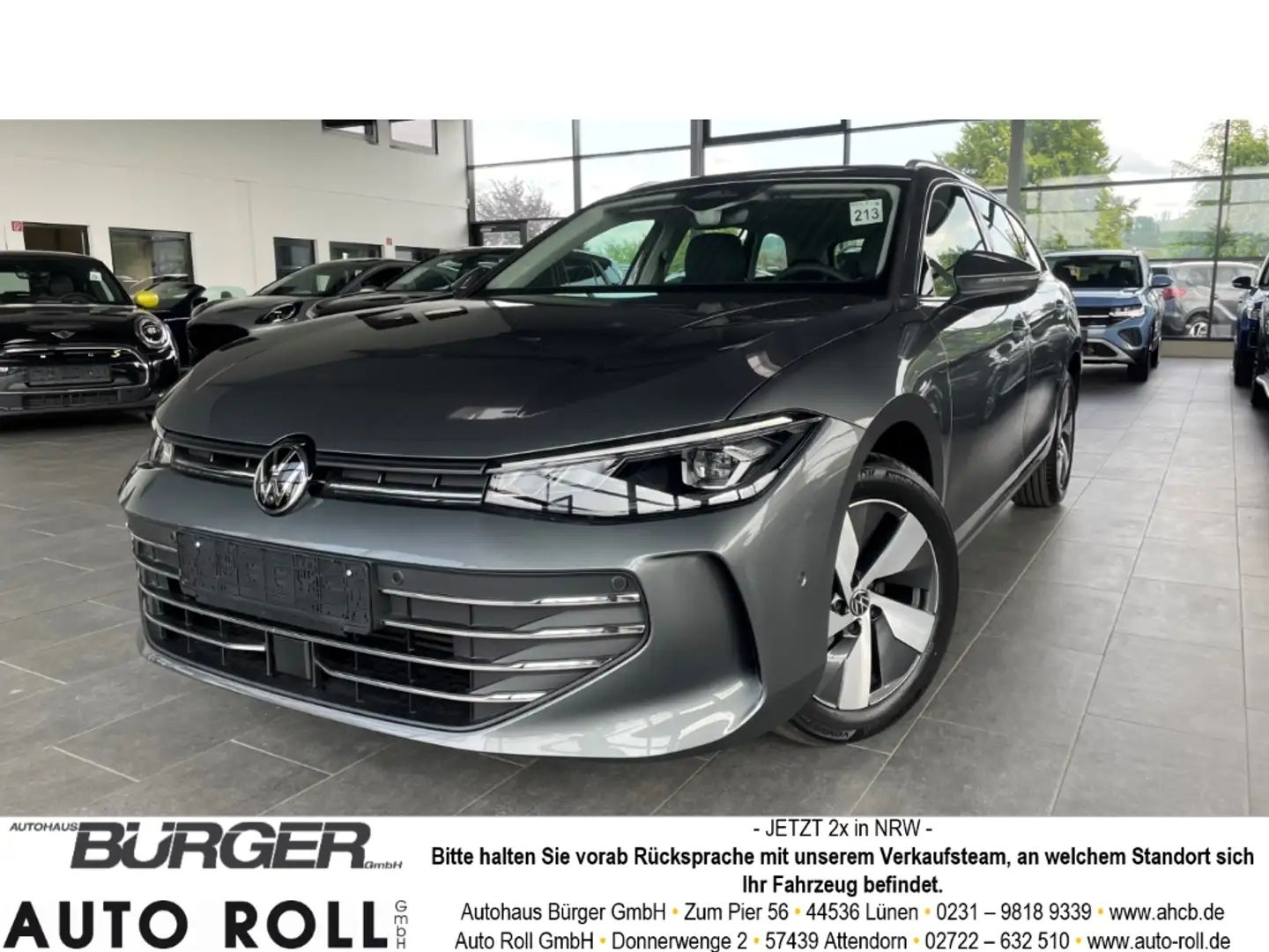 Volkswagen Passat Variant 2.0 Business IQ-Drive ACC El. Panodach 360 Grau - 1