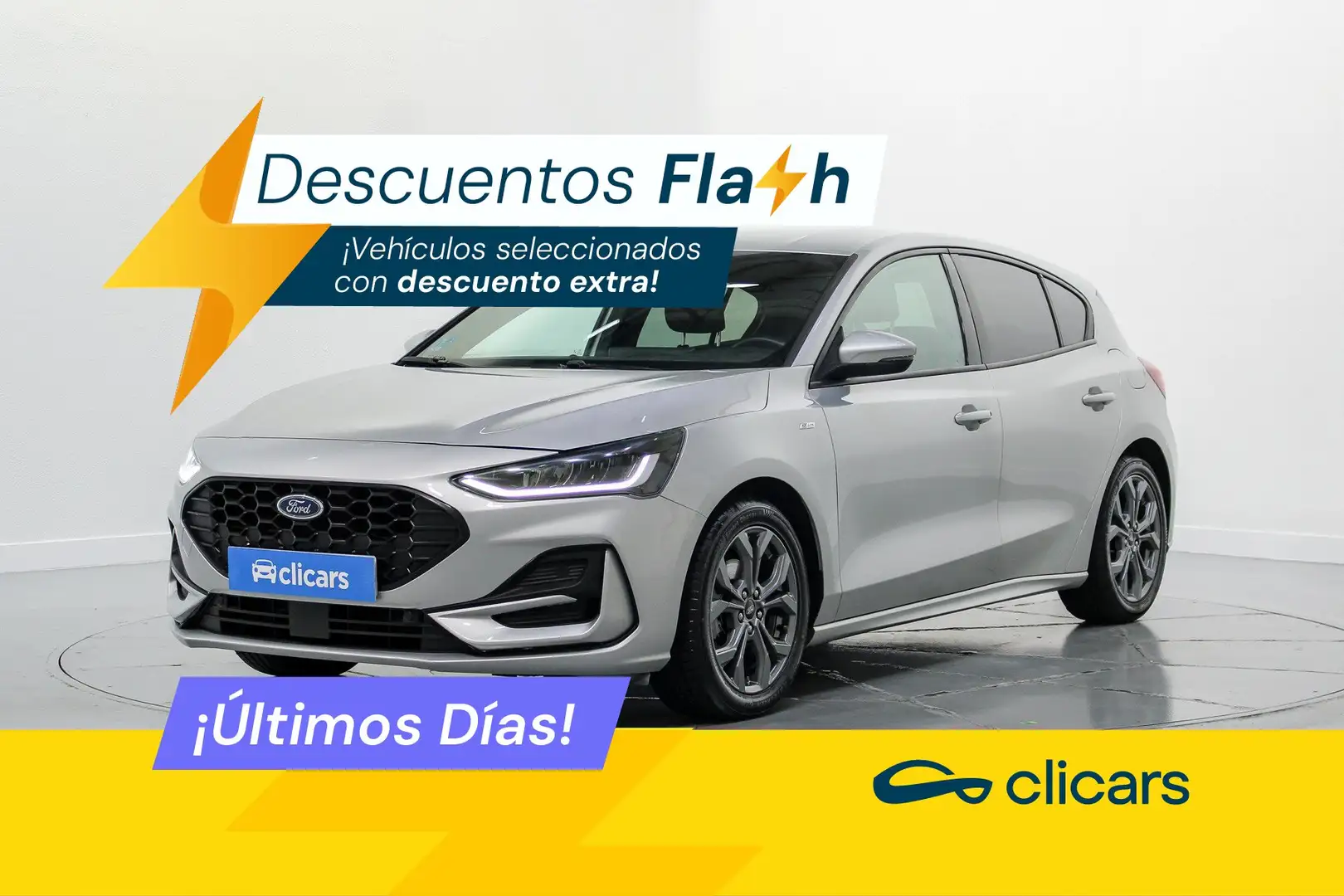 Ford Focus 1.0 Ecoboost MHEV ST-Line 125 Plateado - 1