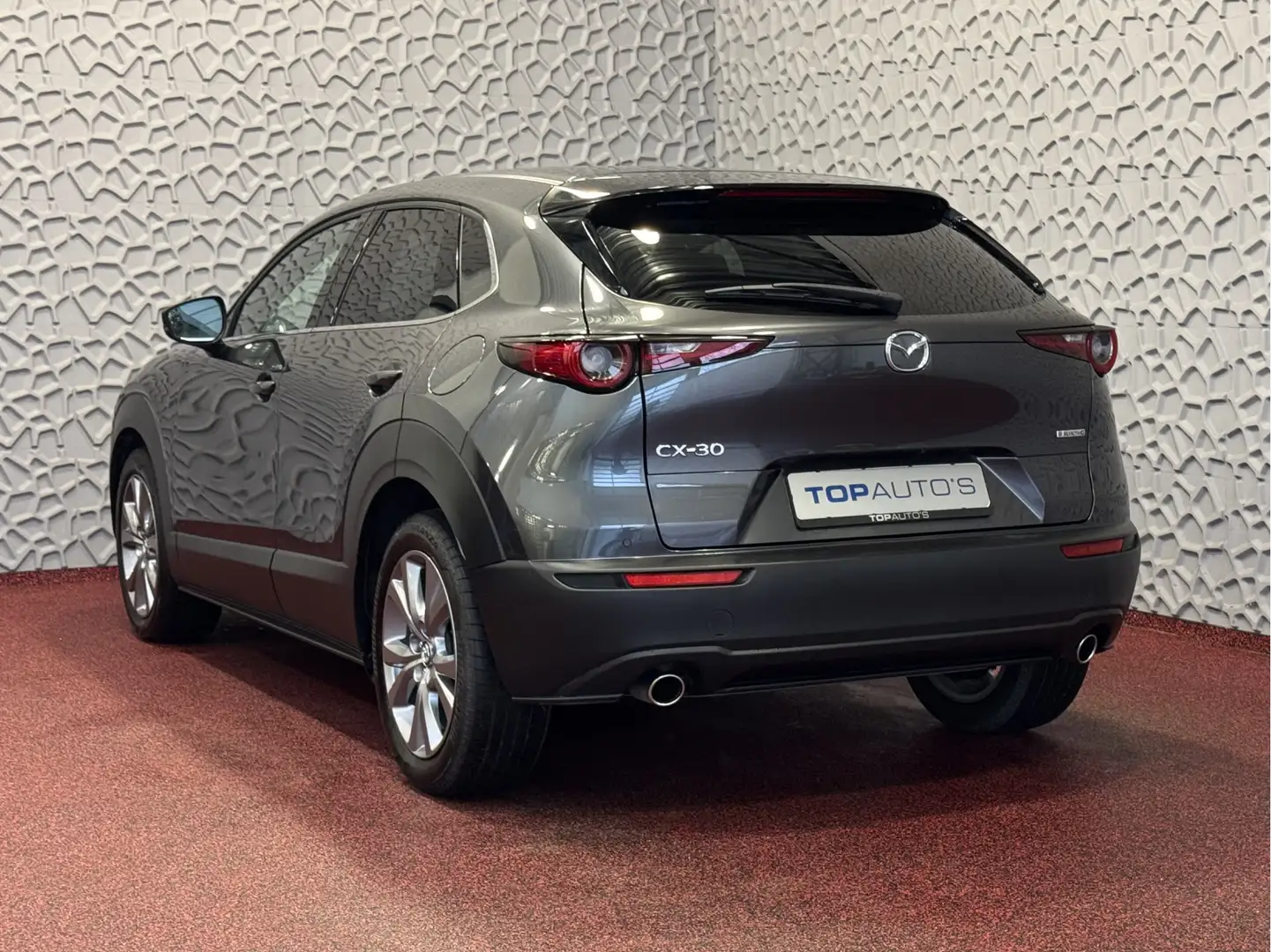 Mazda CX-30 2.0 E-SKYACTIV-G M HYBRID EXCLUSIVE-LINE LEER BOSE Grijs - 2