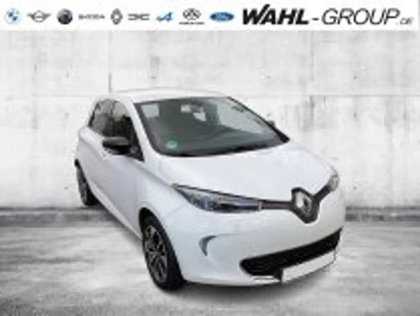 Renault ZOE INTENS 41 kWh Batteriemiete (KLIMA, NAV, PDC) Weiß - 1