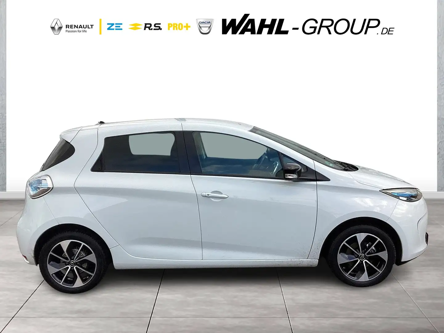 Renault ZOE INTENS 41 kWh Batteriemiete (KLIMA, NAV, PDC) Weiß - 2