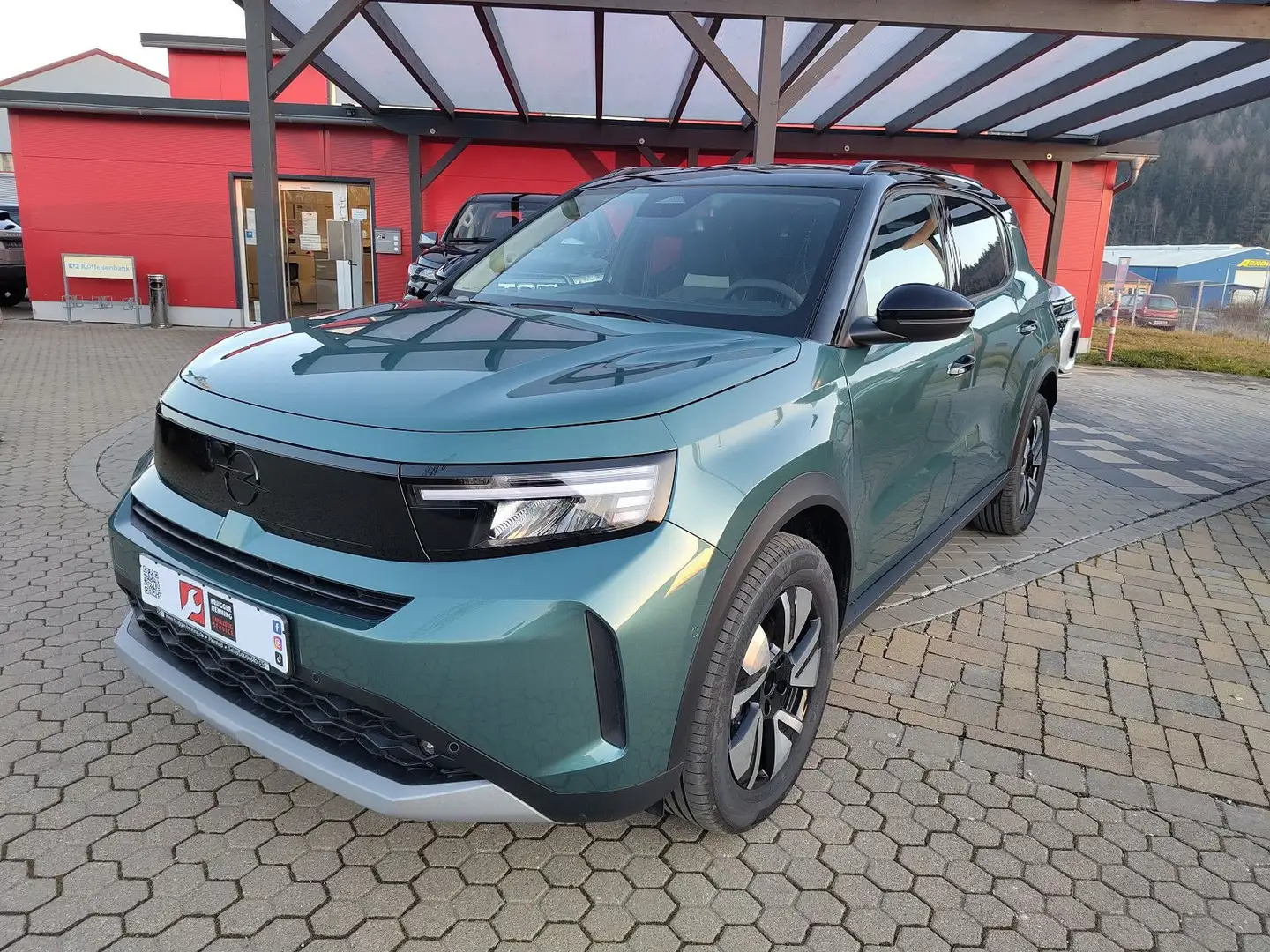 Opel Frontera GS 1.2 Turbo Hybrid 48V eDCT LED Navi Kam Tempo Grün - 1