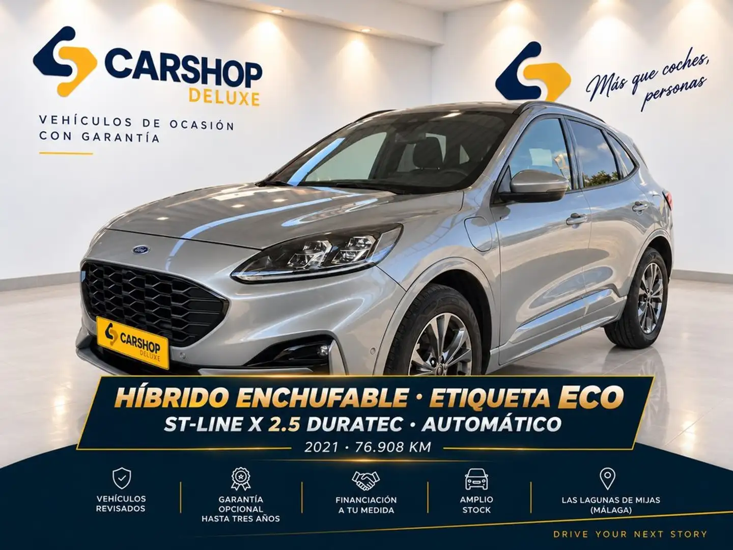 Ford Kuga 2.5 Duratec PHEV ST-Line 4x2 Gris - 1