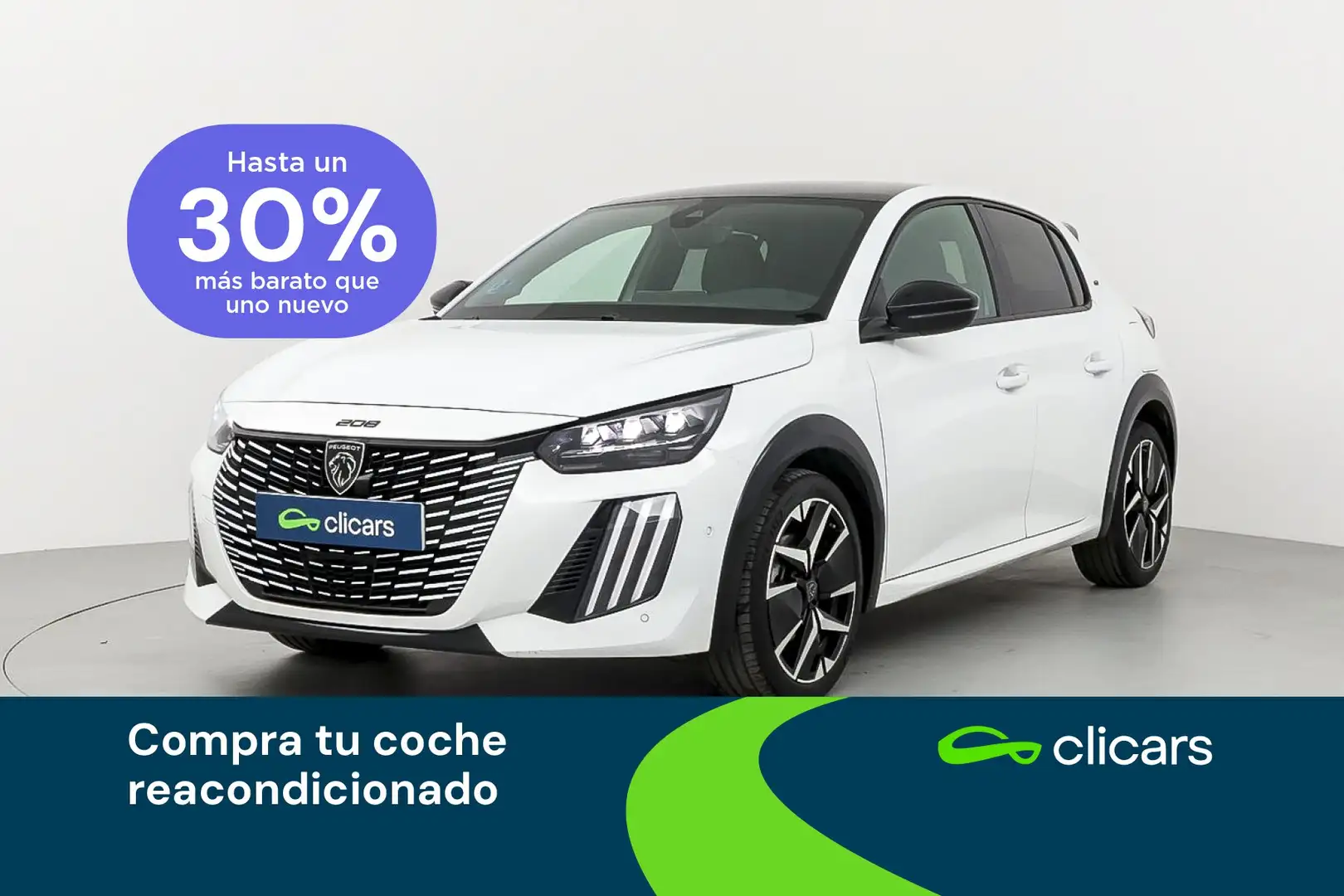 Peugeot 208 1.2 Hybrid GT e-DCS6 100 Blanco - 1