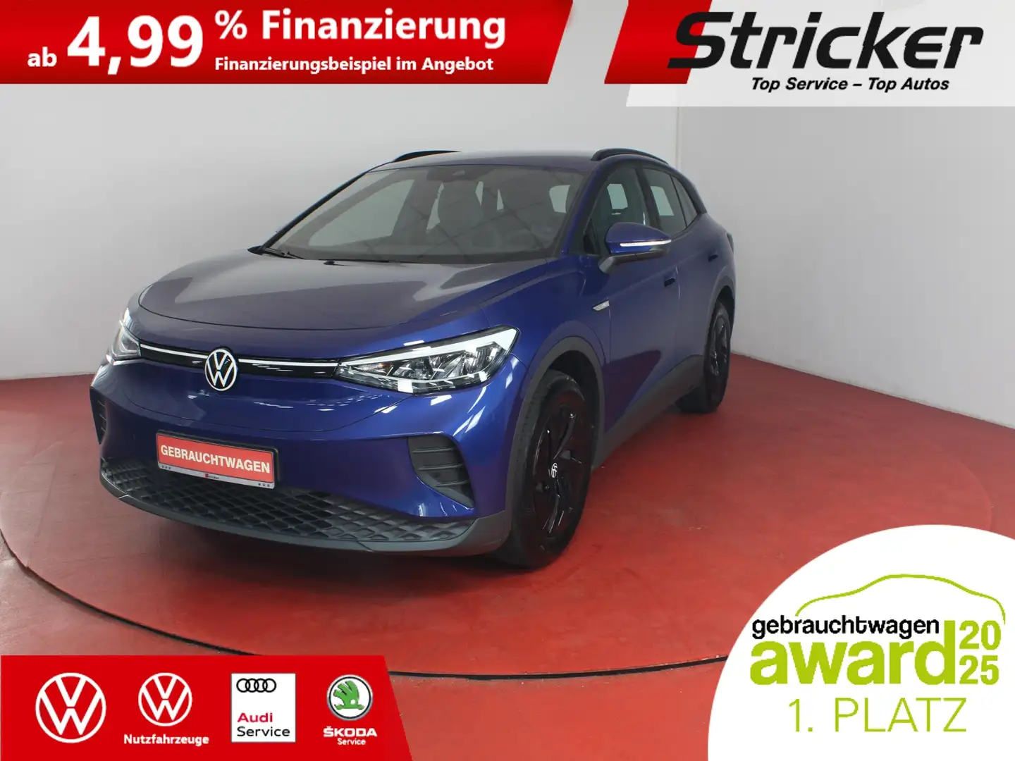 Volkswagen ID.4 Pure Performance 125/52 273,- ohne Anzahlung ACC Blauw - 2