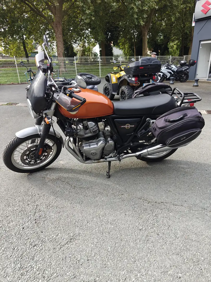 Royal Enfield Interceptor Orange - 1