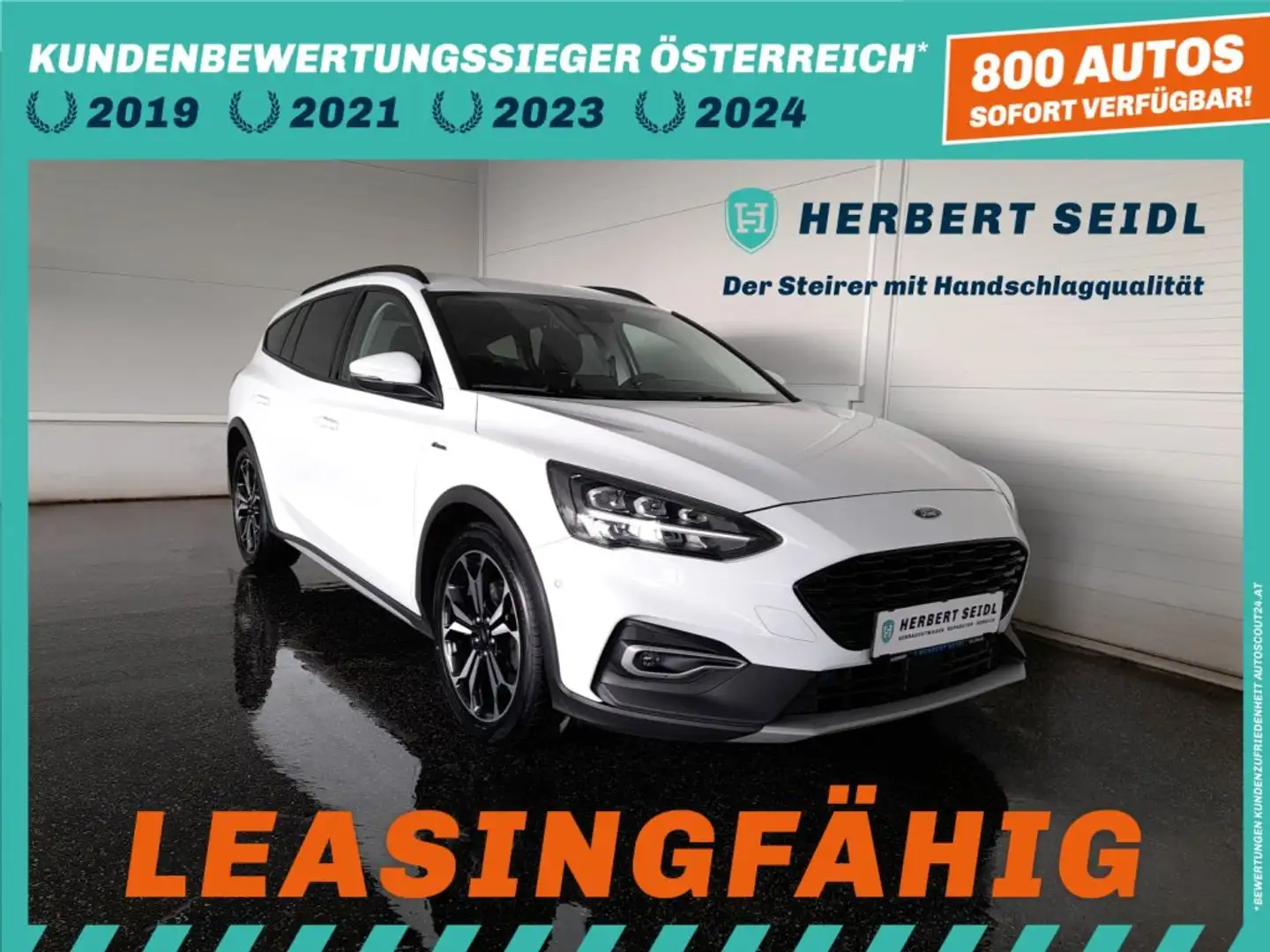 Ford Focus Turnier Active 2.0 EcoBlue ST-Line Weiß - 1