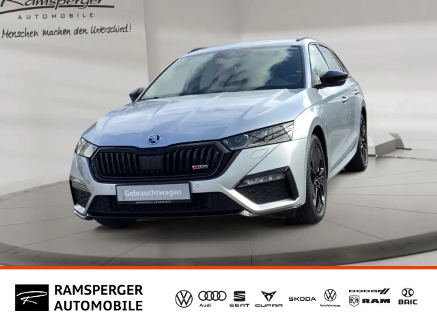 Skoda Octavia Combi 1.4 TSI DSG iV RS ACC Matrix Navi Silber - 1