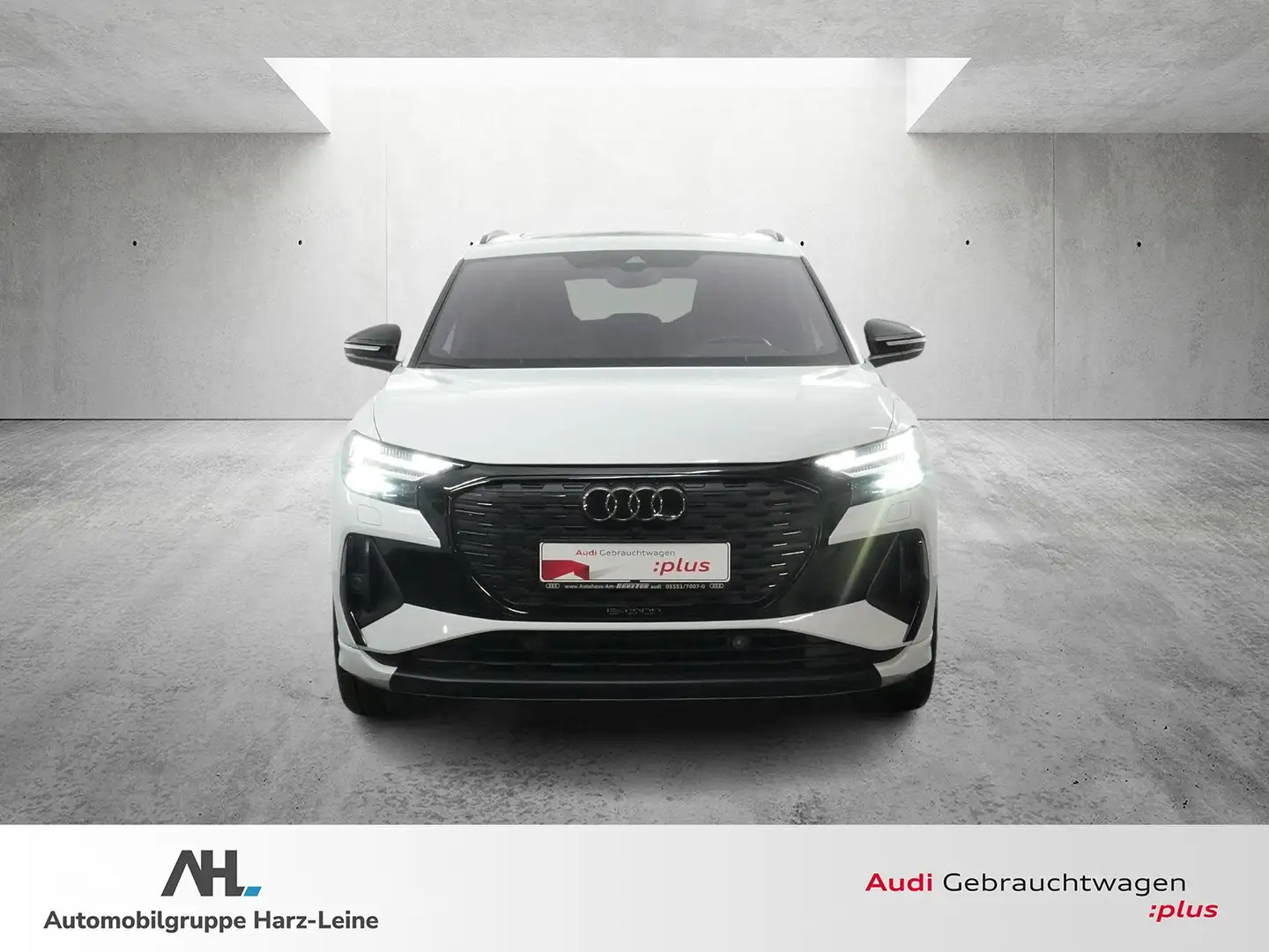 Audi Q4 e-tron Q4 e-tron quattro AHK, Matrix-LED, Pano Weiß - 2