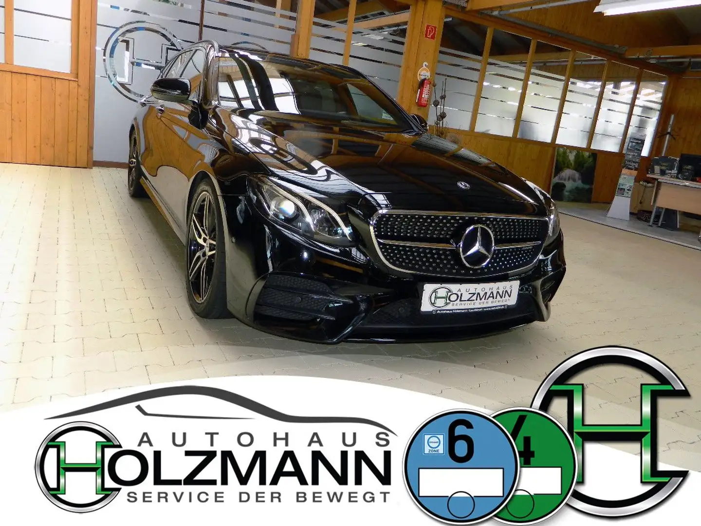 Mercedes-Benz E 43 AMG E-Klasse AMG E 43 4Matic 9G-TRONIC/Head-up/Pano Czarny - 2