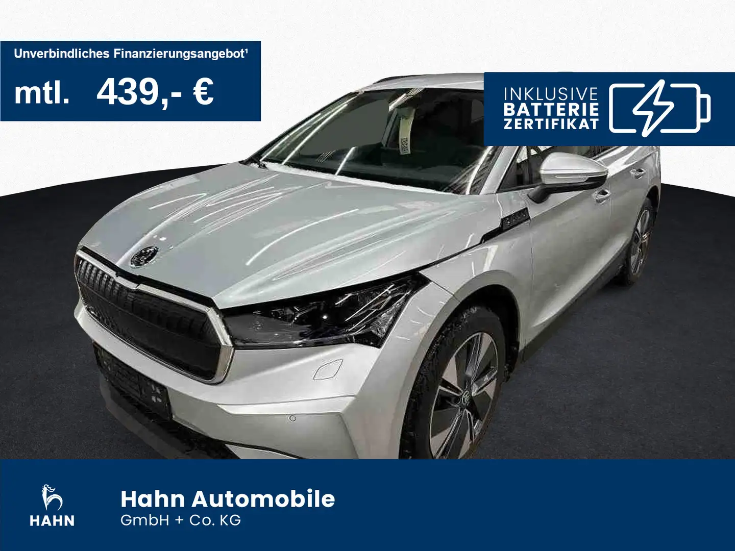 Skoda Enyaq iV 60 Loft ACC Cam Matrix Navi PDC Wärmepu Silber - 1