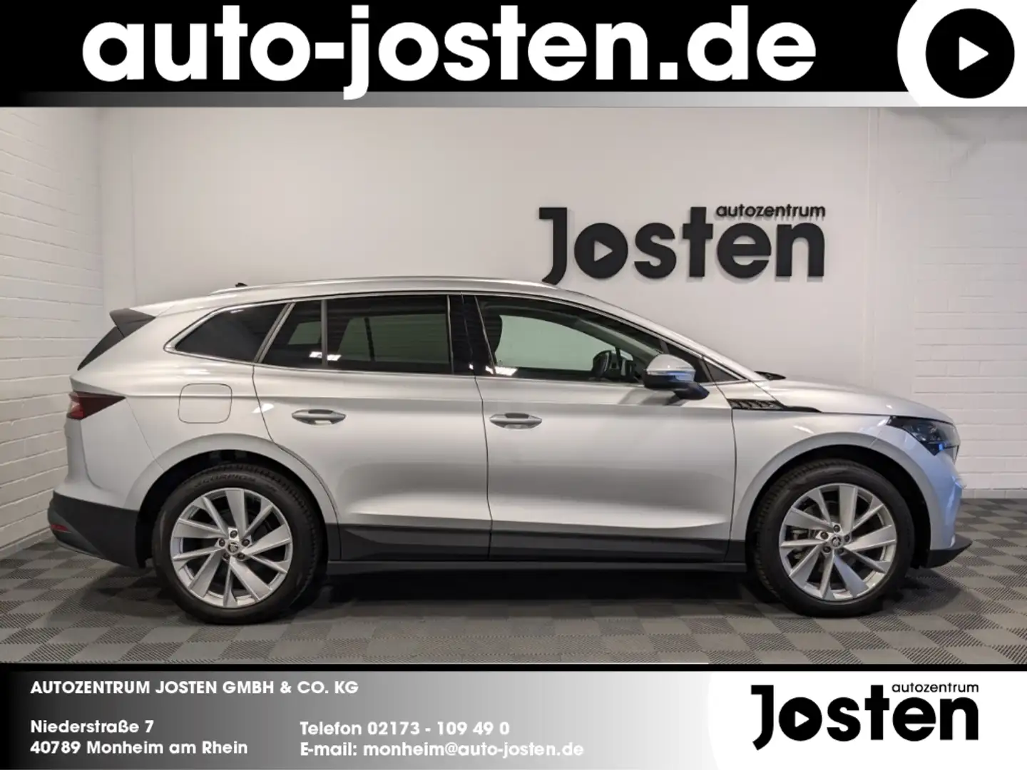 Skoda Enyaq Loft 60 Navi LED 4J Garantie ab EZ El. Heckkl. 20' Silber - 2
