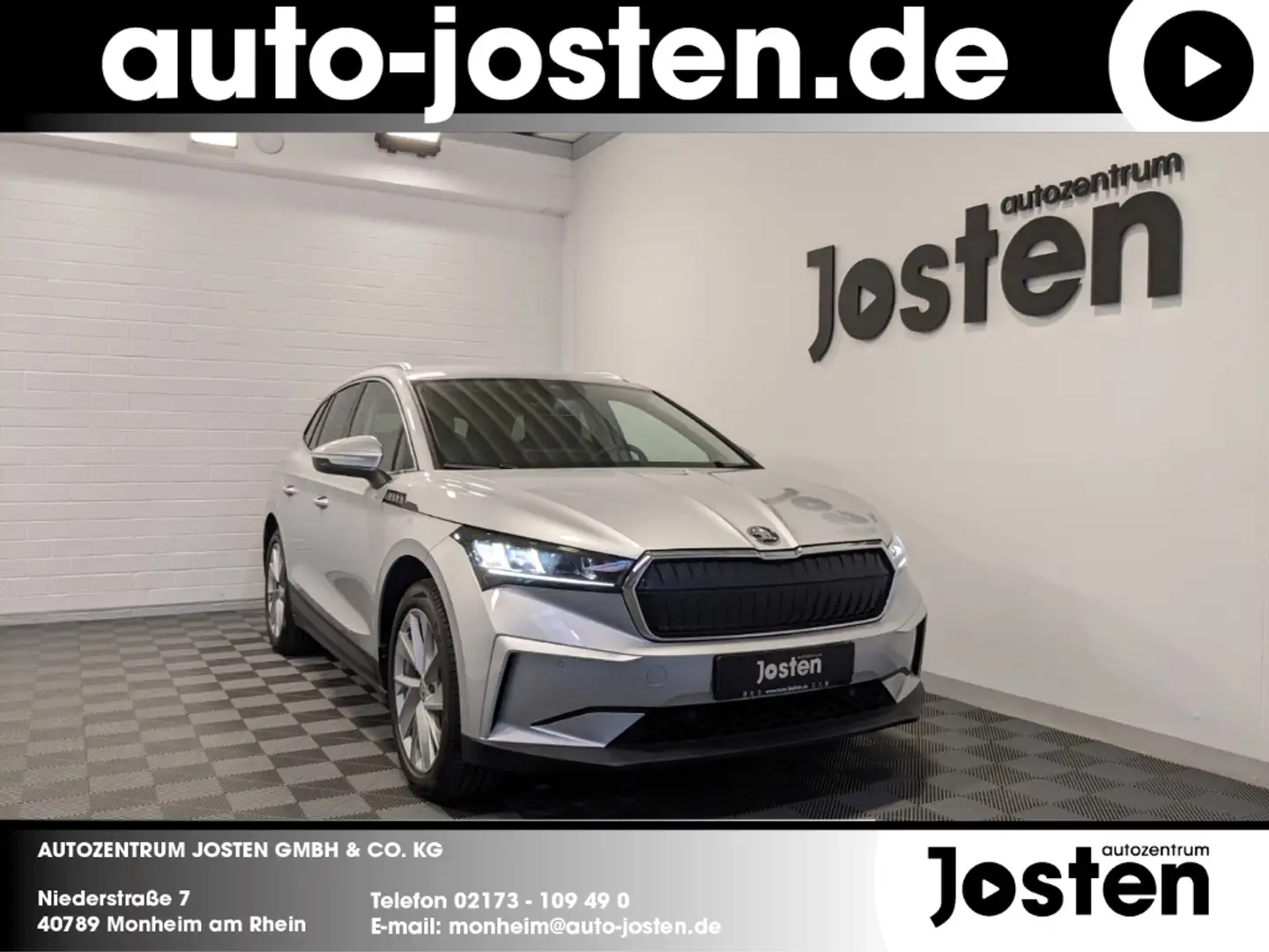 Skoda Enyaq Loft 60 Navi LED 4J Garantie ab EZ El. Heckkl. 20' Silber - 1