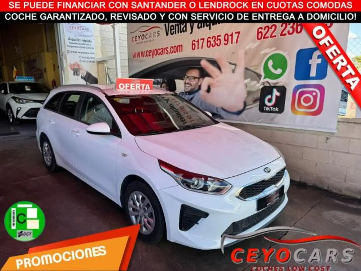 Kia Ceed / cee'd Tourer 1.6 CRDi Concept 85 kW (115 CV) Blanc - 1