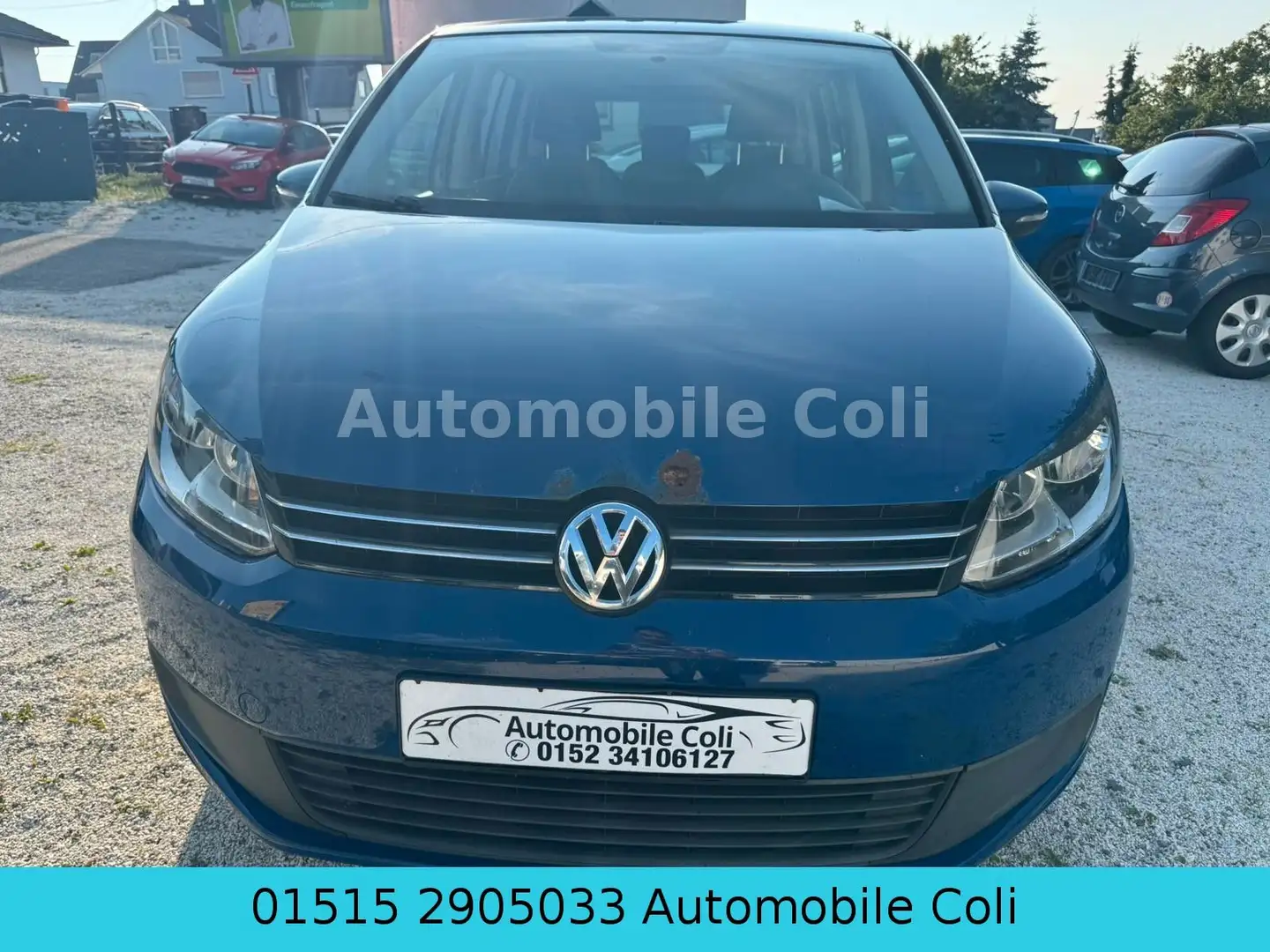 Volkswagen Touran Trendline+Klima+Euro 5 Bleu - 2
