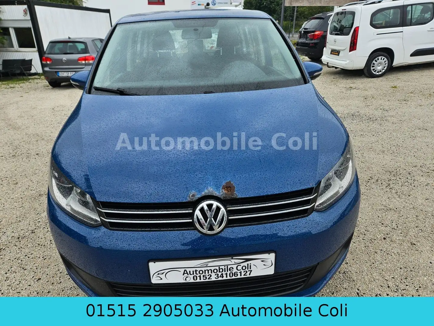 Volkswagen Touran Trendline+Klima+Euro 5 Blau - 2