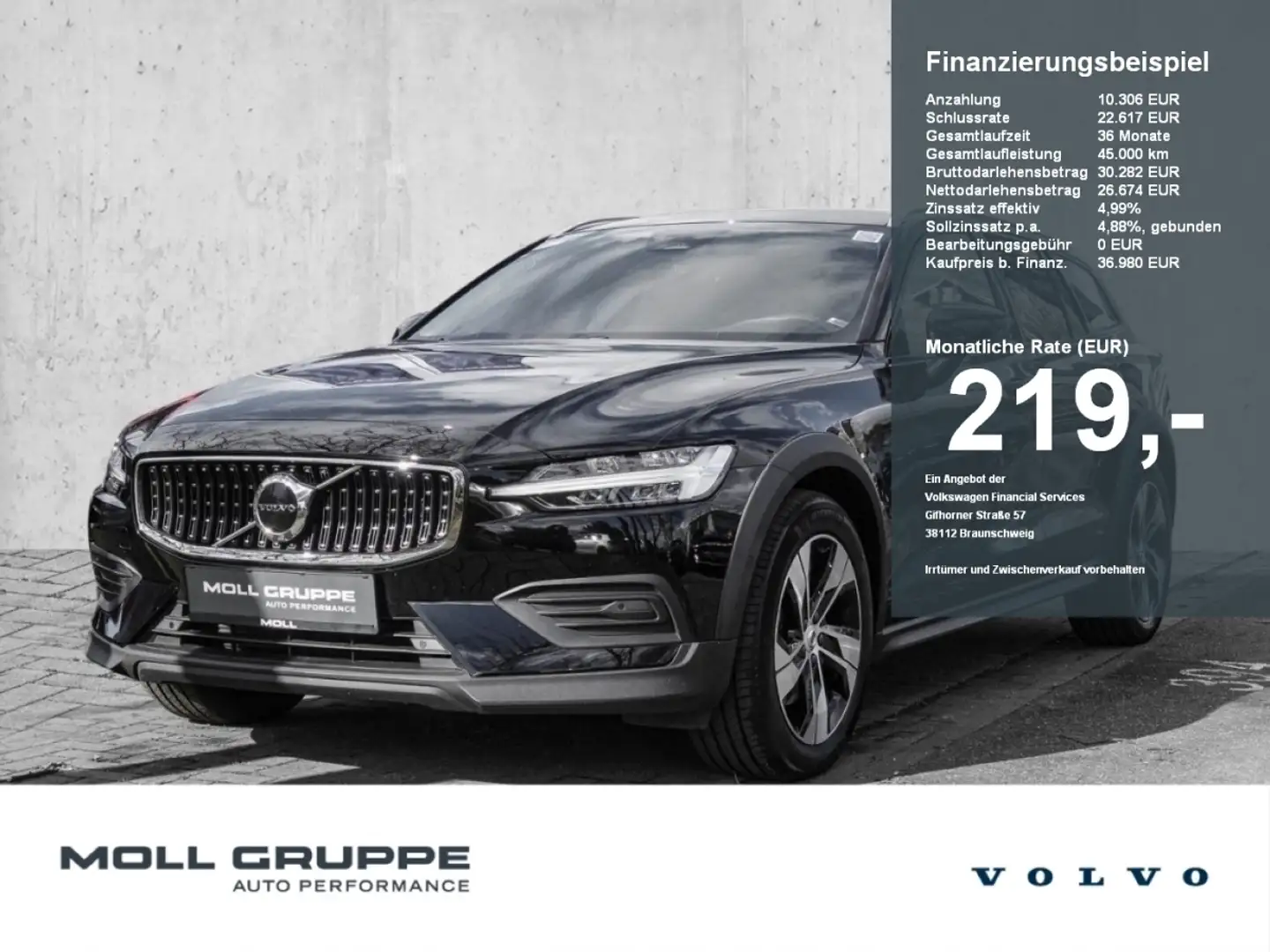 Volvo V60 Cross Country B4 AWD Plus Sthz. LED Černá - 1