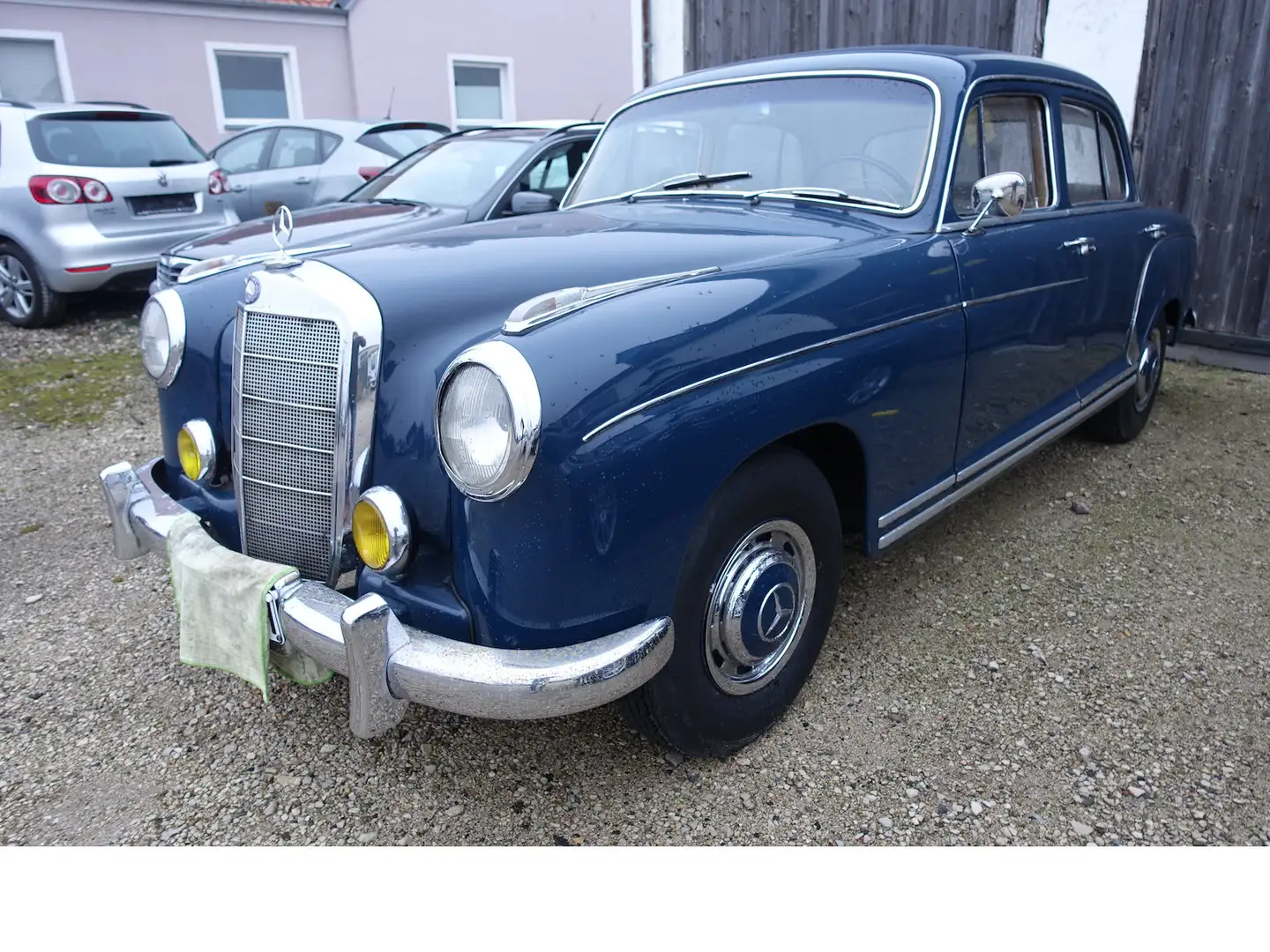 Mercedes-Benz 220 S Ponton W180 Oldtimer H-Kennz. fahrbereit Blau - 2