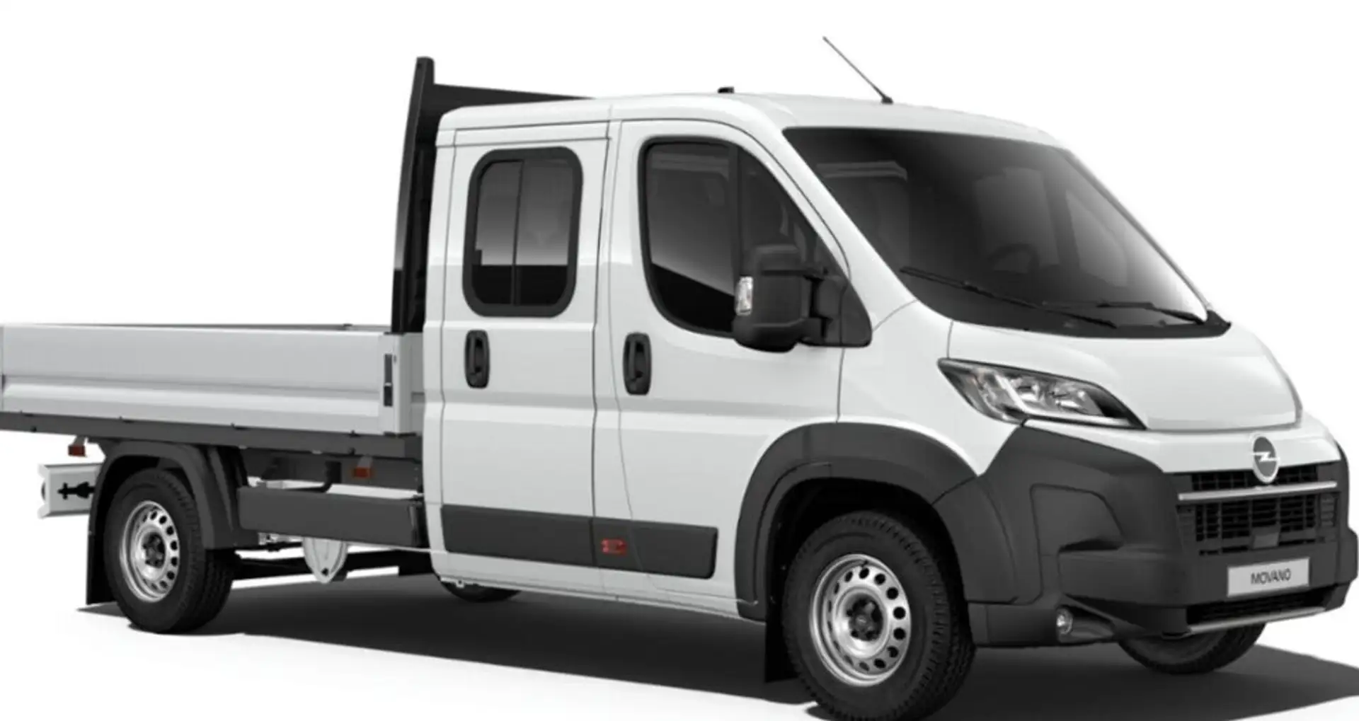 Opel Movano Opel Pritsche DoKa 35+ L3 NSW AppleC Kam Weiß - 2
