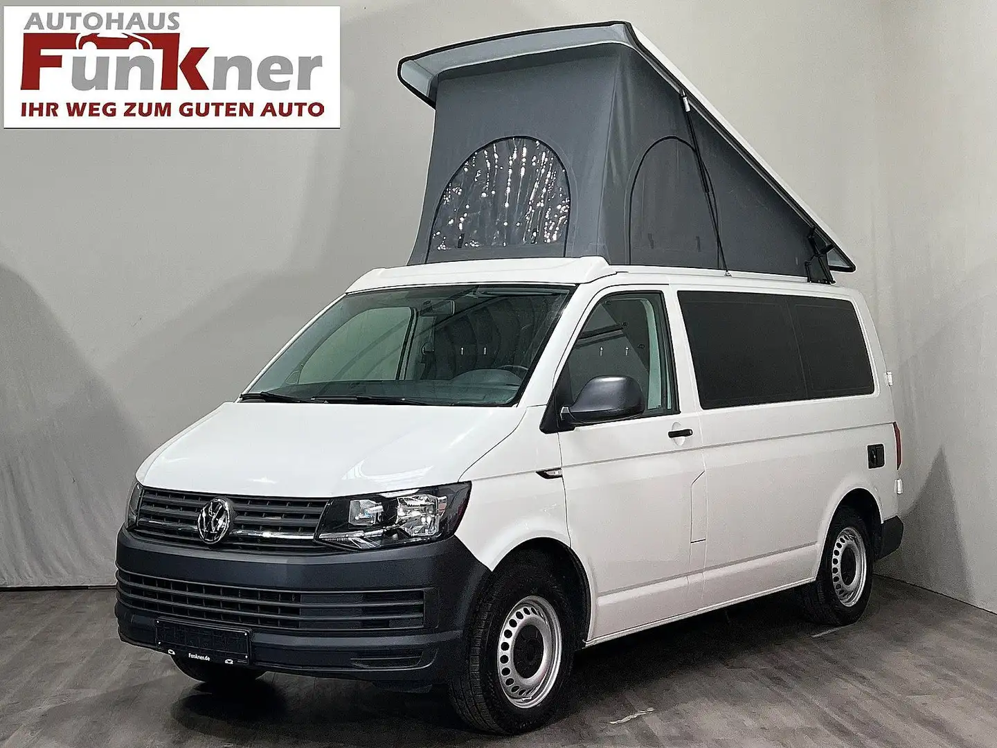 Volkswagen T6 CAMPER/AUFSTELDACH/NEUAUSBAU/KEIN CALIFORNIA! Blanc - 1